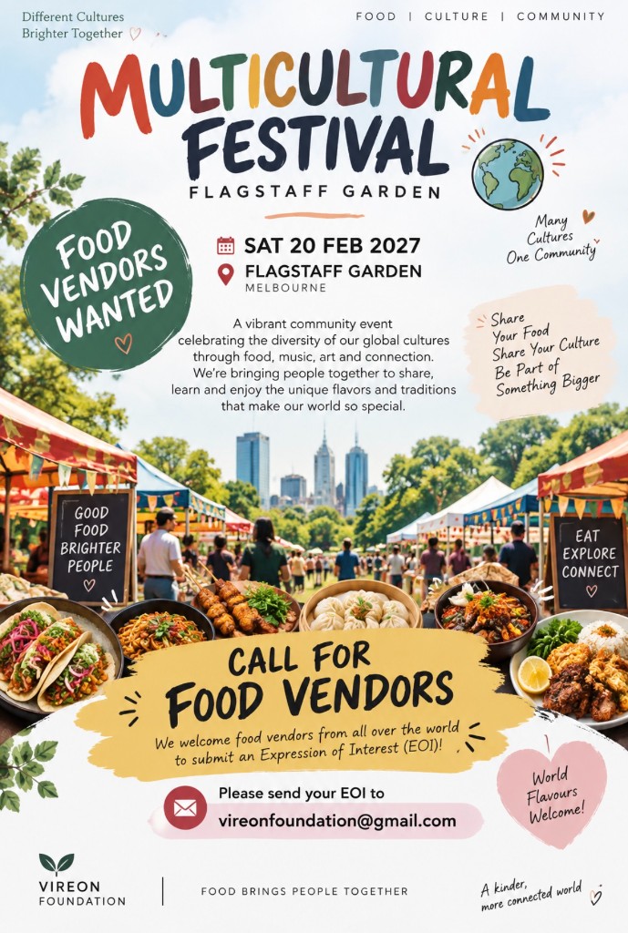 Multicultural Festival — Call for Food Vendors